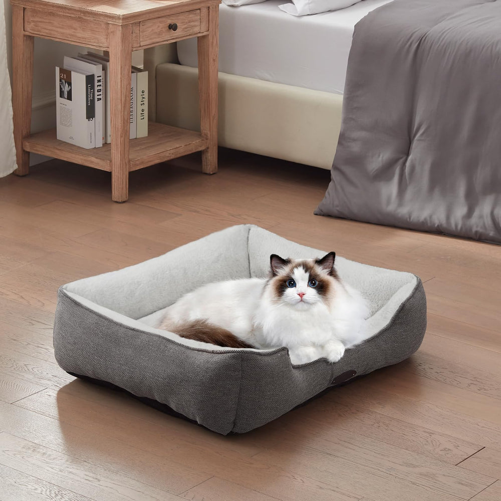 DEBANG HOME size L dog bed 30x24 inches for larger small breeds.