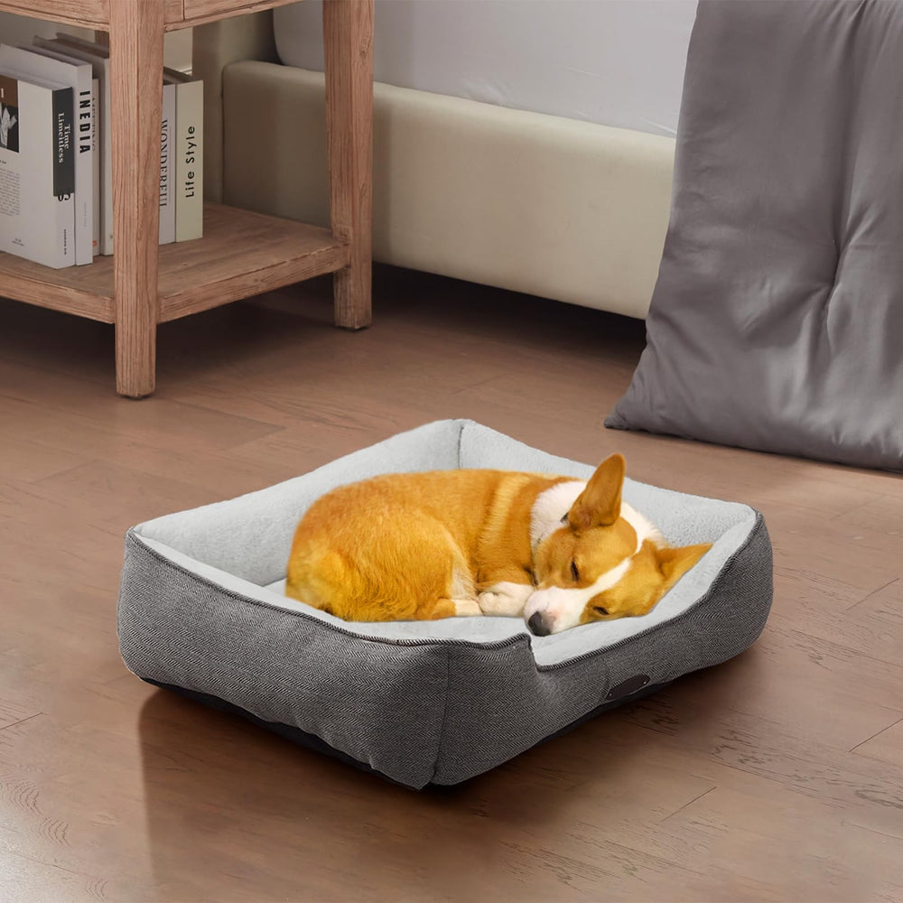 DEBANG HOME dog bed size M 24x21 fits small-to-medium dogs.