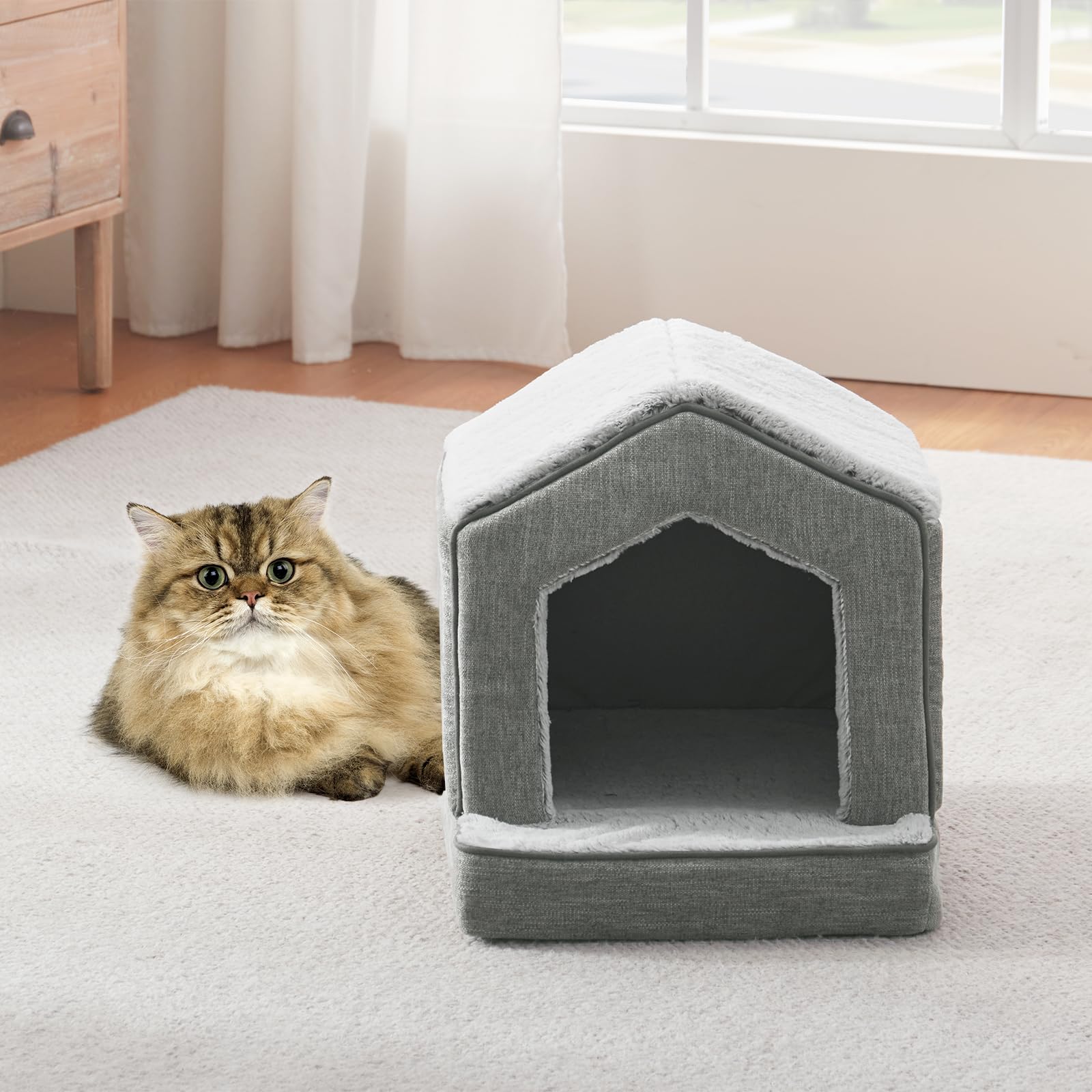 DEBANG HOME textured sofa cloth exterior, durable yet stylish shelter design.