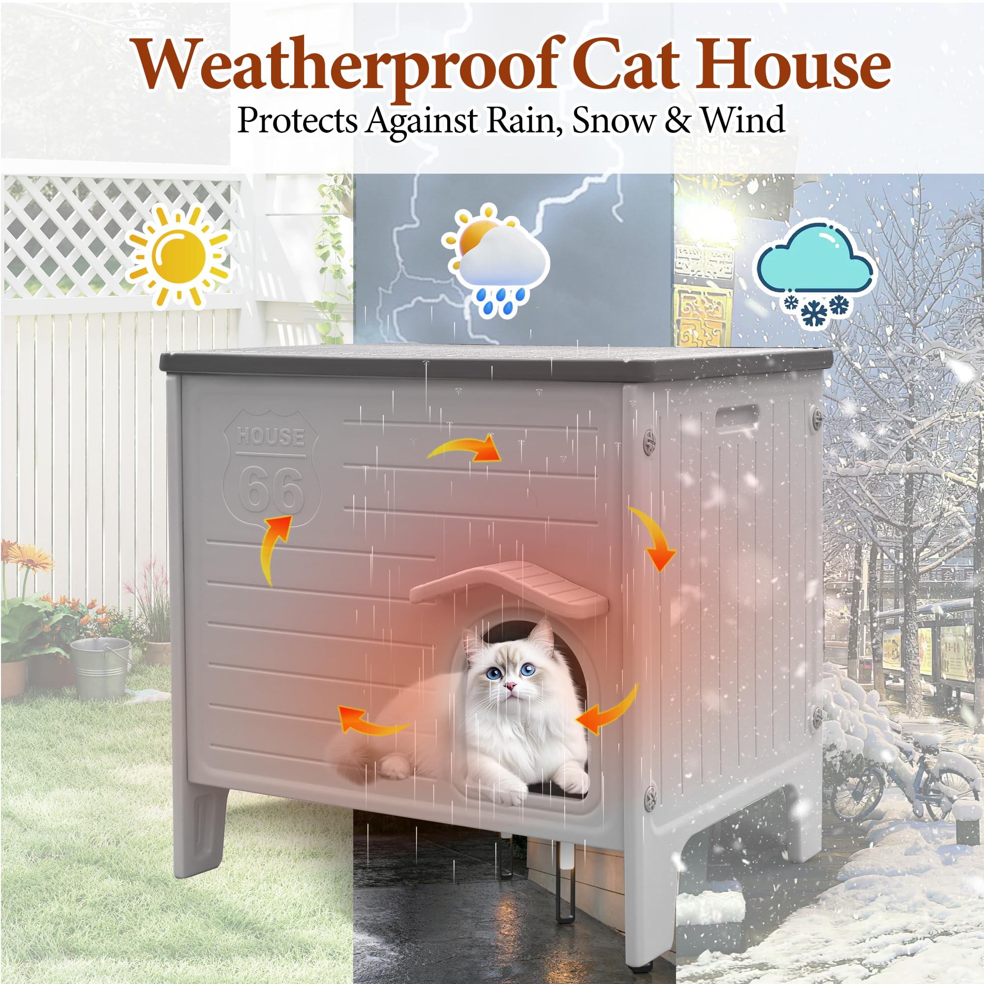 Deblue removable roof enables quick cleaning and maintenance.