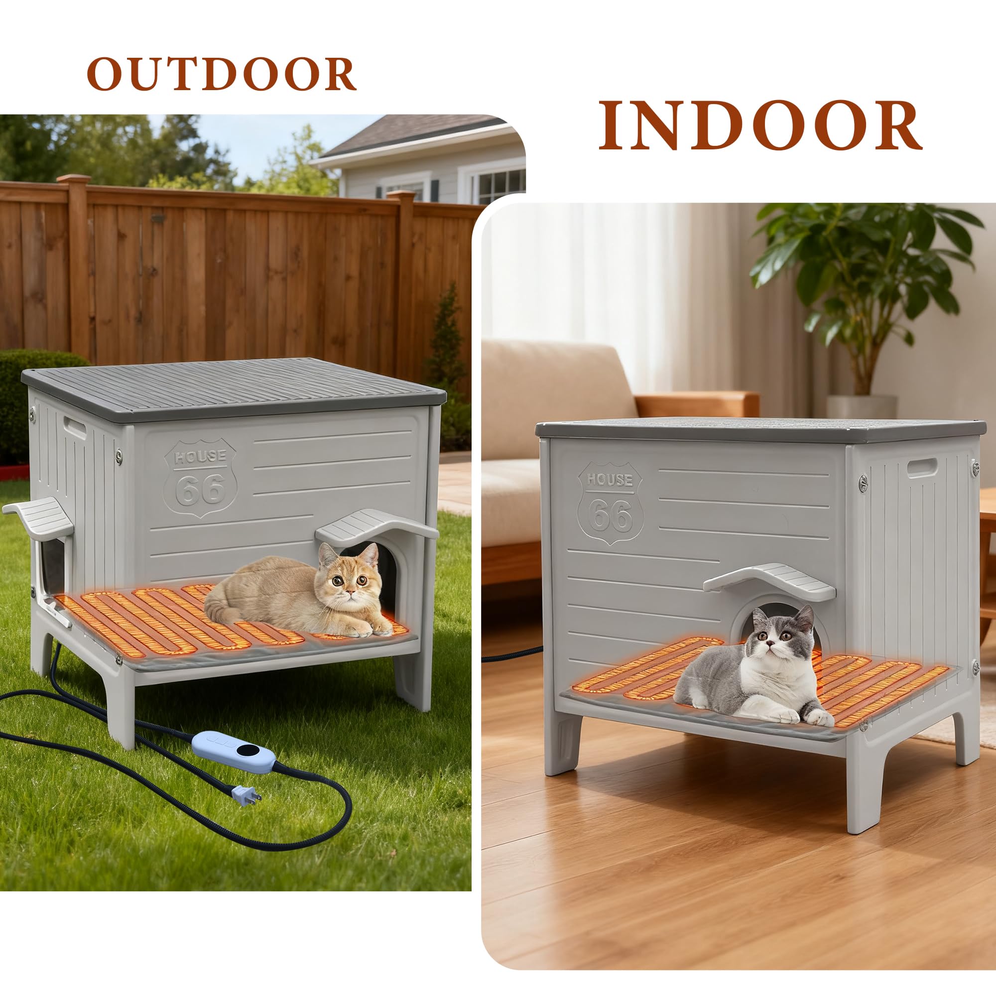 Deblue outdoor pet shelter suitable for cats and small pets