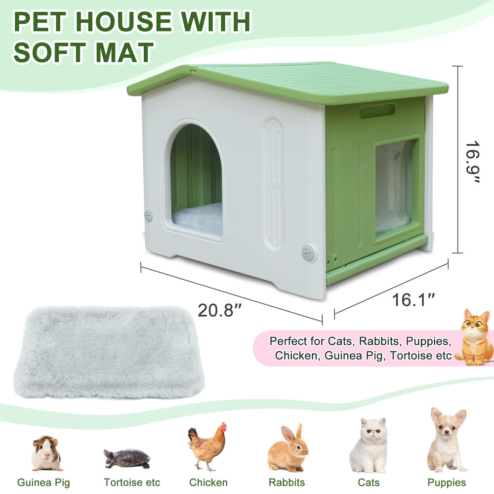 Deblue weatherproof shelter suited for porches, garages, and rescue spaces
