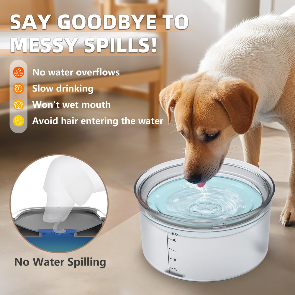 Decflow anti-slip bottom ensures safe drinking and prevents spills on floors.
