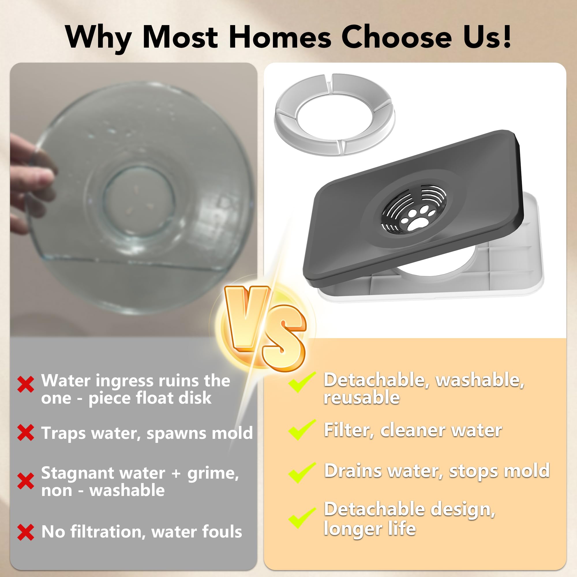 Decflow dishwasher-friendly stainless steel simplifies cleaning and maintenance.