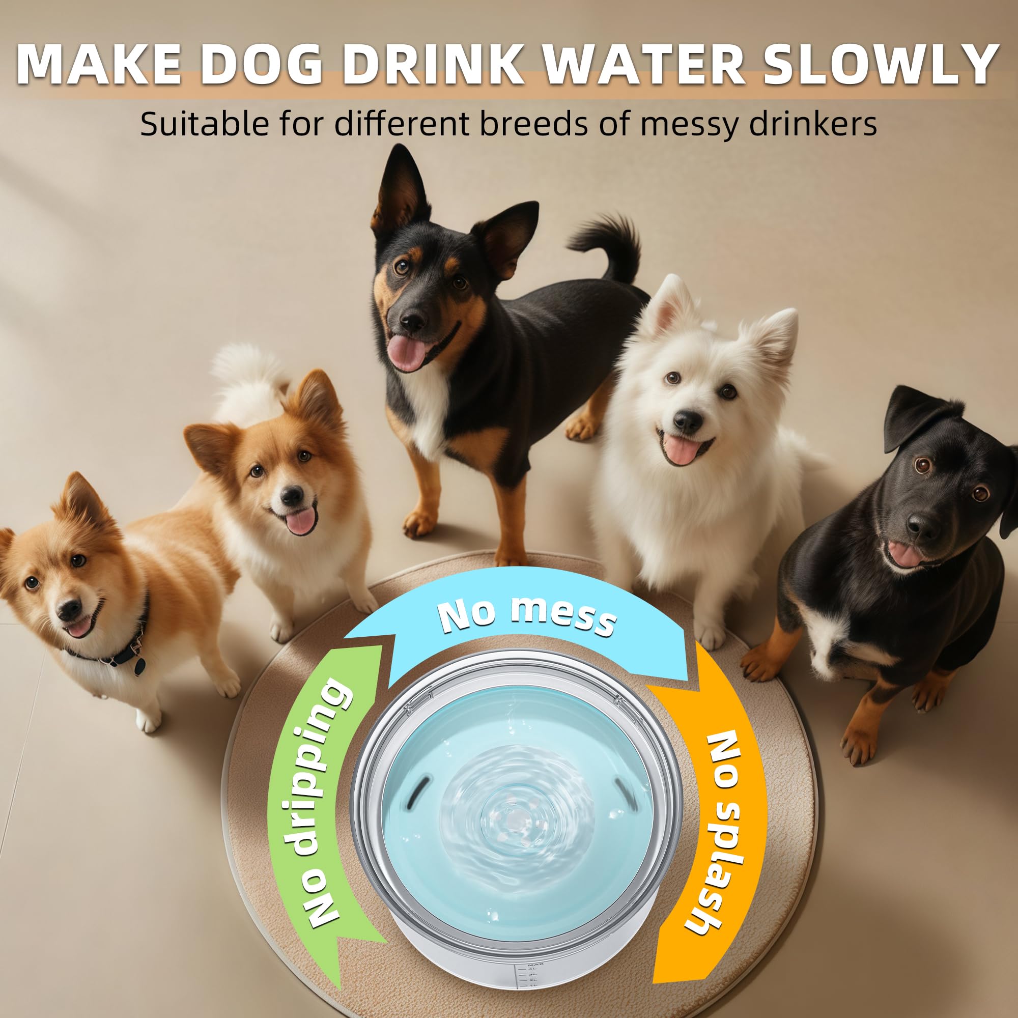 Decflow home, travel, and outdoor use ideal for pets and on-the-go hydration.
