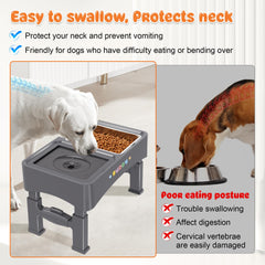 Decflow plastic slow-food bowl slows eating for safer digestion