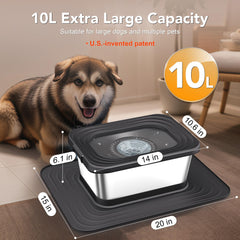 Decflow XXL silicone mat provides non-slip base for stable placement.
