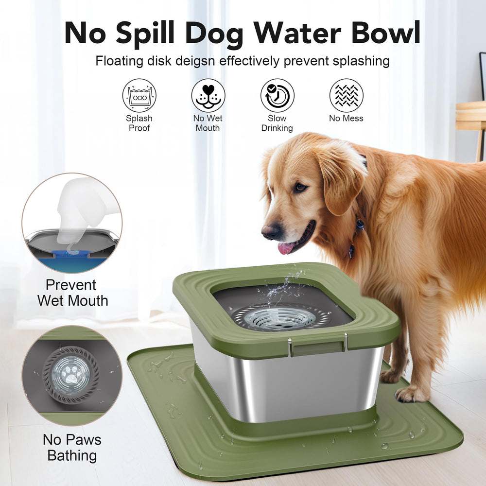 Decflow XXL silicone mat provides strong floor grip during drinking.