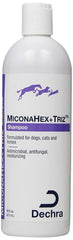 Dechra MiconaHex + Triz shampoo 16oz bottle for medicated cleansing of skin