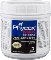 Dechra Phycox MAX soft chews for dogs providing joint support with natural anti-inflammatory ingredients