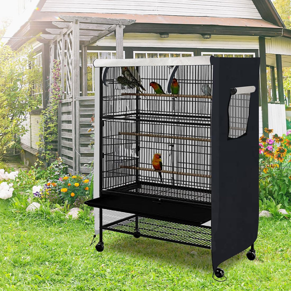 DECKALY universal bird cage cover XL dark color option offers privacy and shade