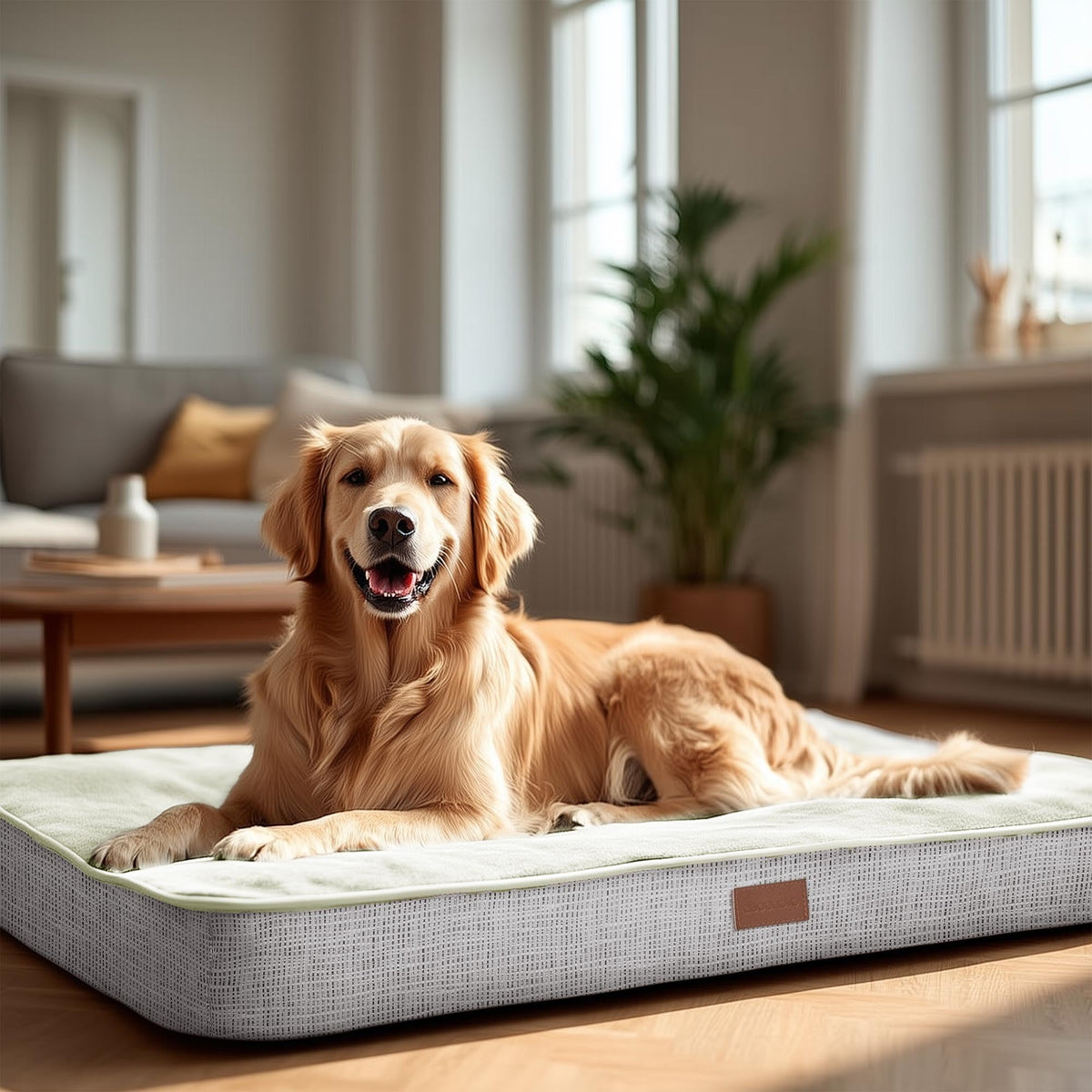 Deconovo orthopedic dog bed memory foam provides joint-friendly support for restful nights.