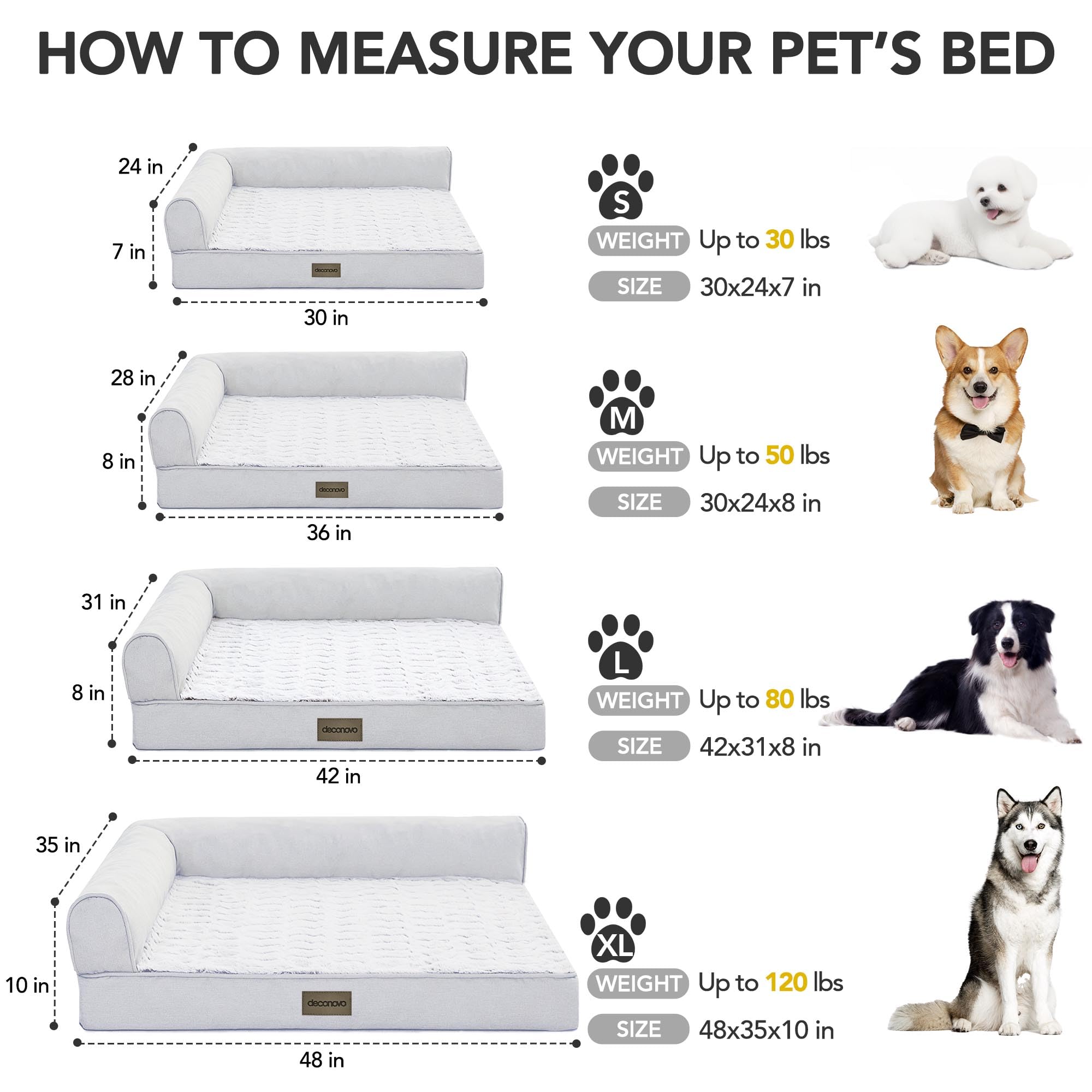 Deconovo bed with easy-care design simplifies daily maintenance.