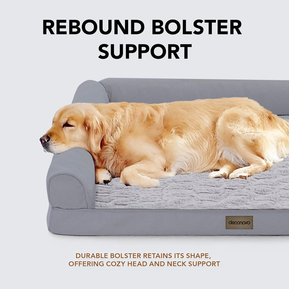 Deconovo sofa dog bed has waterproof-layer for extra floor protection.
