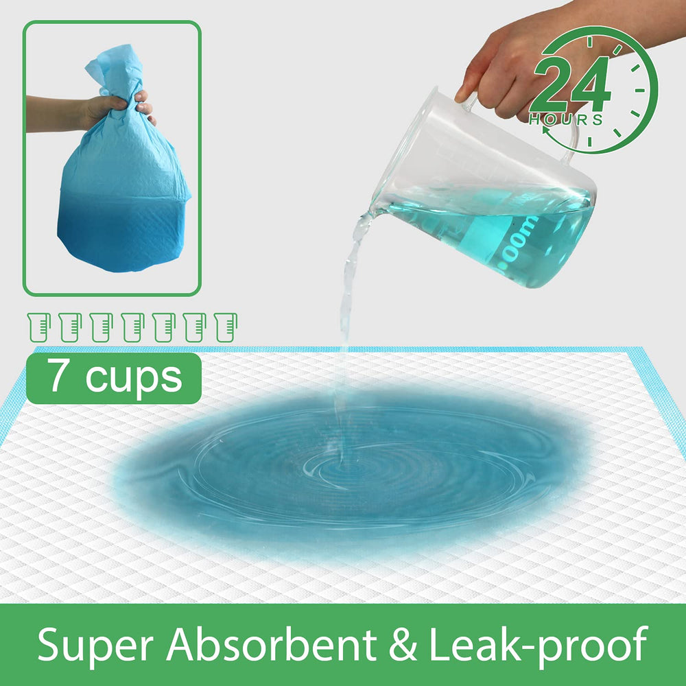Deep Dear pads leak-proof back layer prevents floor damage