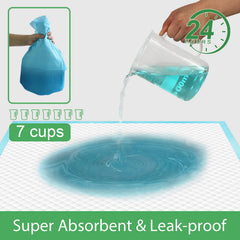 Deep Dear pads leak-proof back layer prevents floor damage