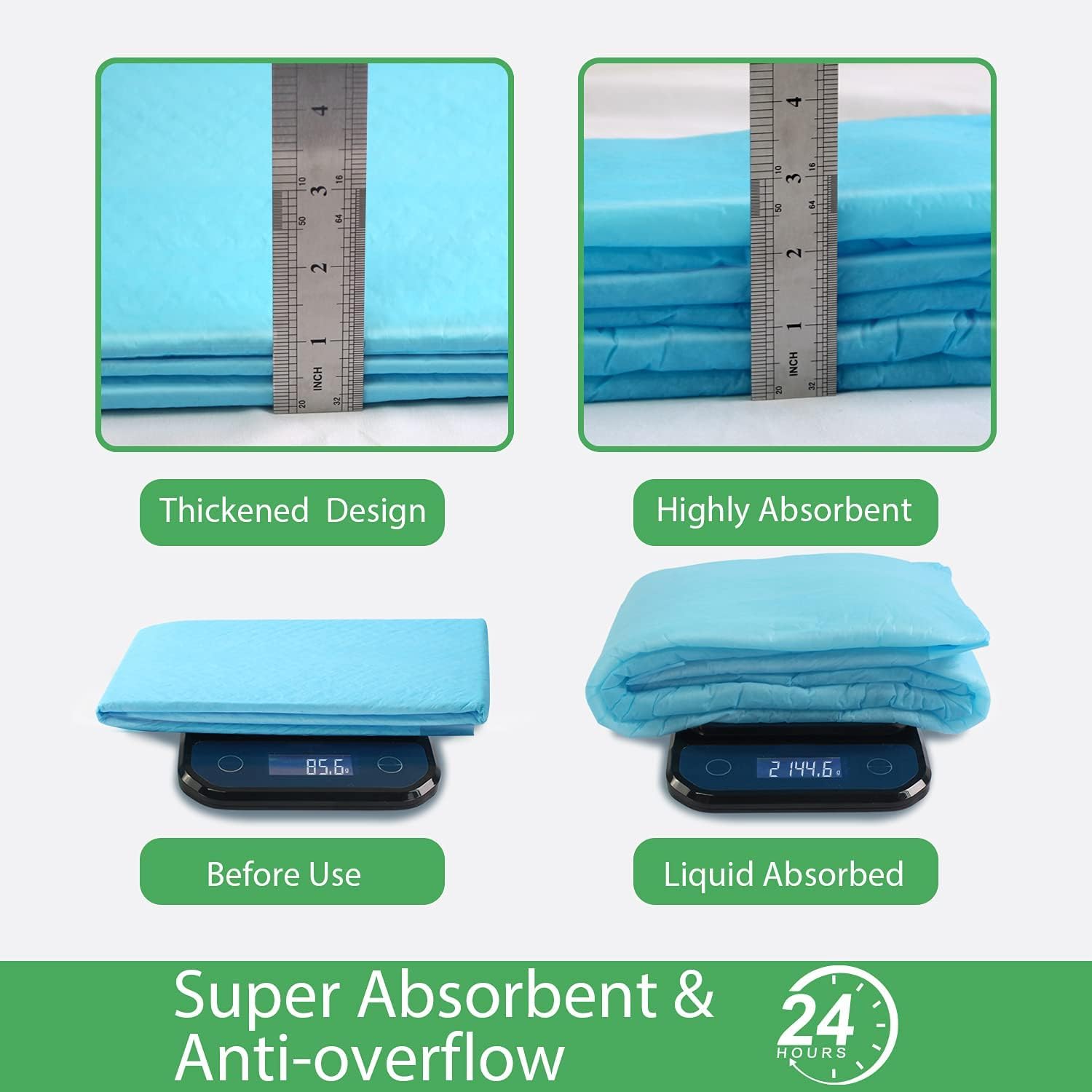 DEEP DEAR 30x36 size shows generous training area for pets.