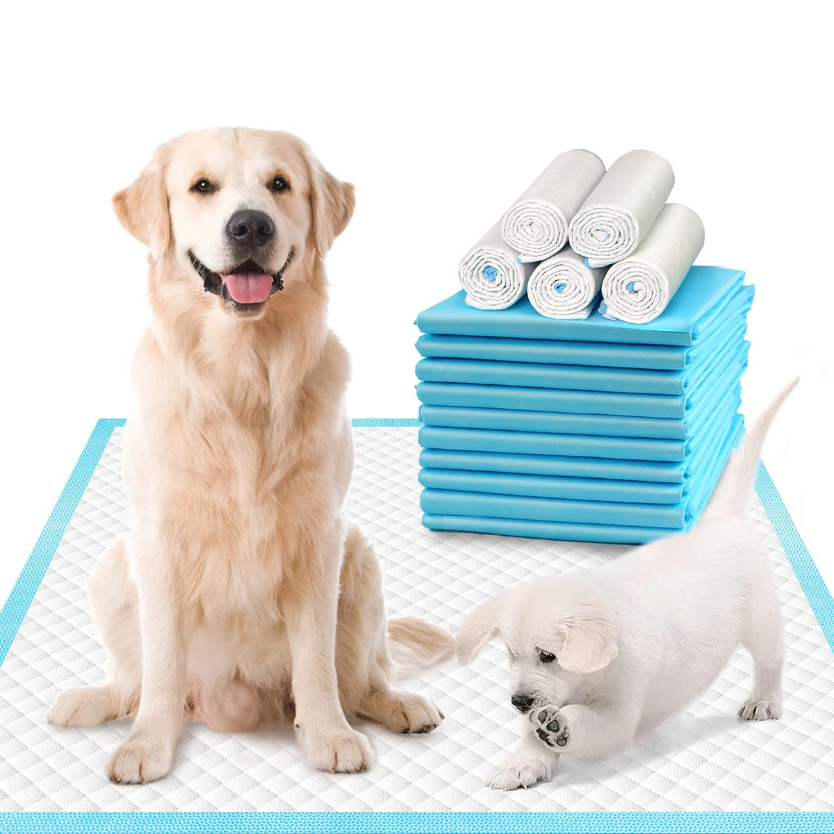 Deep Dear Extra Large Dog Pads pack shot showing 40-count package for convenient home training