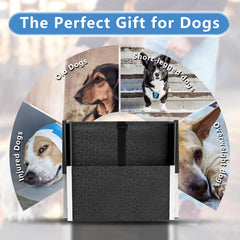 DeerGym dog stairs 230-pounds-capacity supports bigger dogs safely