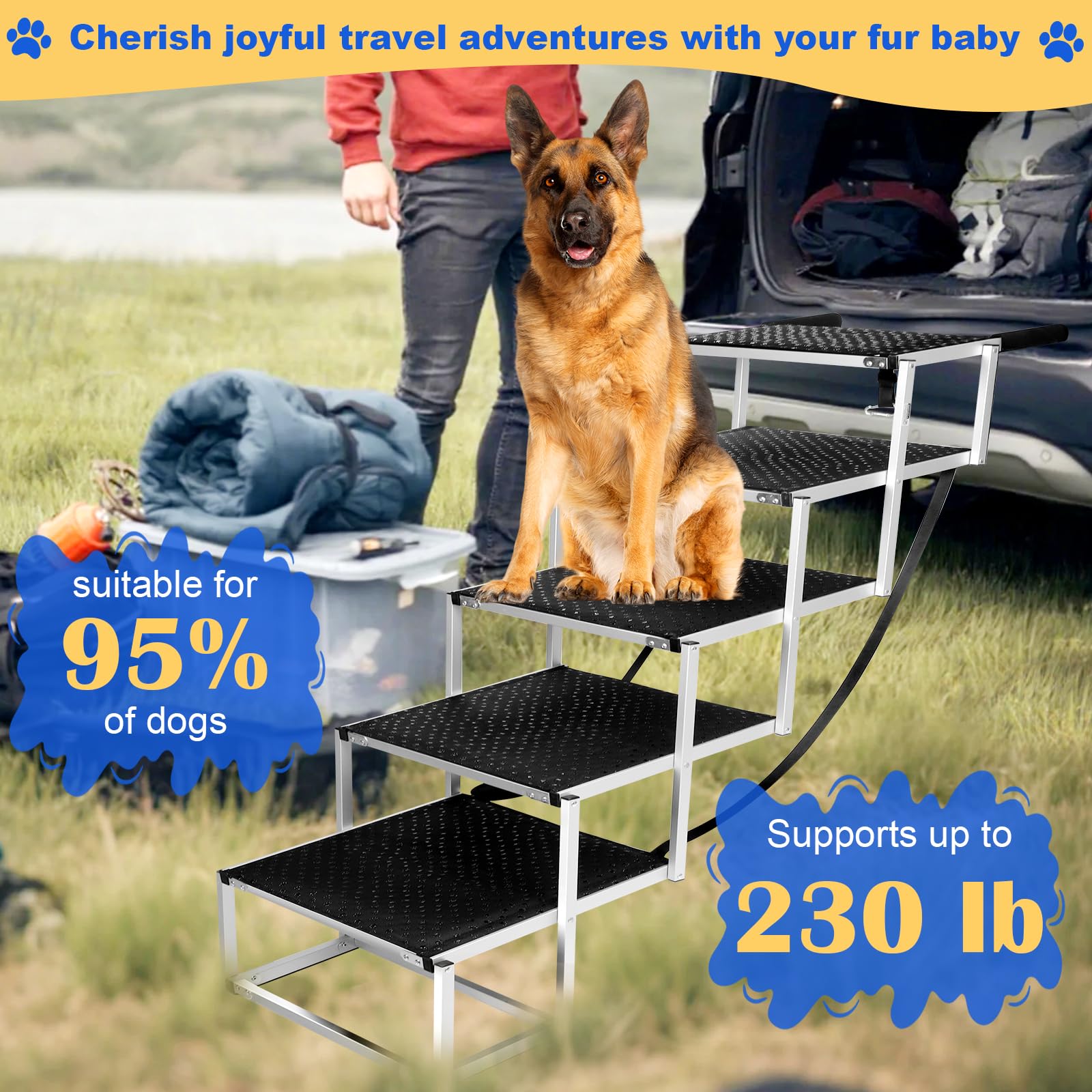 DeerGym lightweight aluminum frame with foam handle for easy transport.