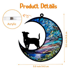 DeerZone dog memorial suncatcher customization options displaying multiple appearances