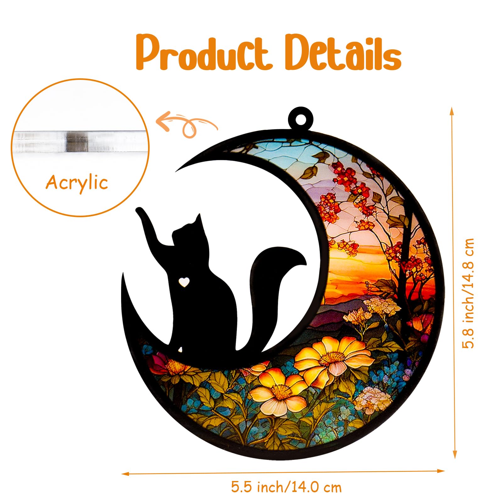 DeerZone Dog Memorial Suncatcher hangs easily with rope for window or wall display