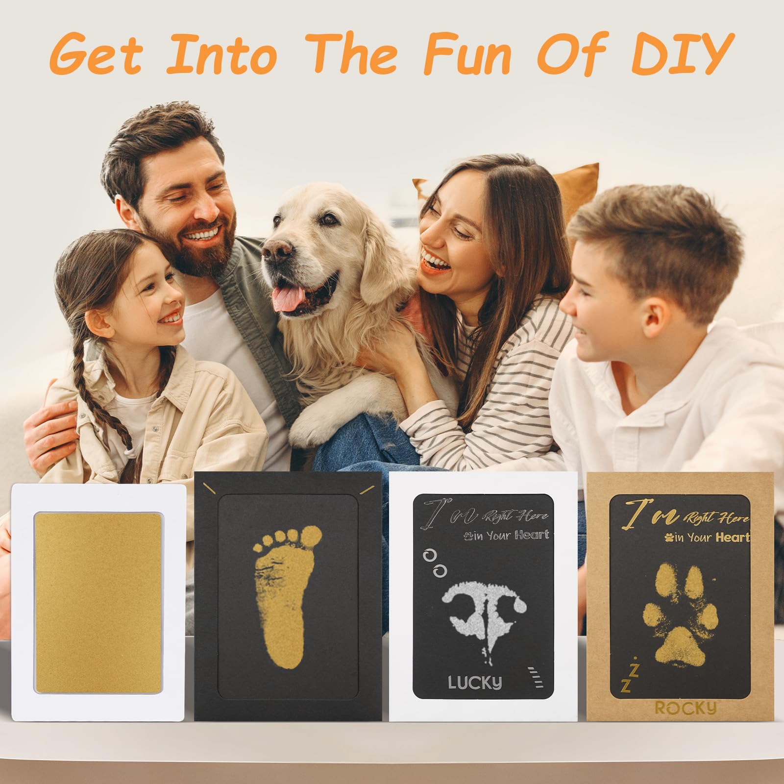 DeerZone gift-ready paw print kit showcased for pet-loving households.