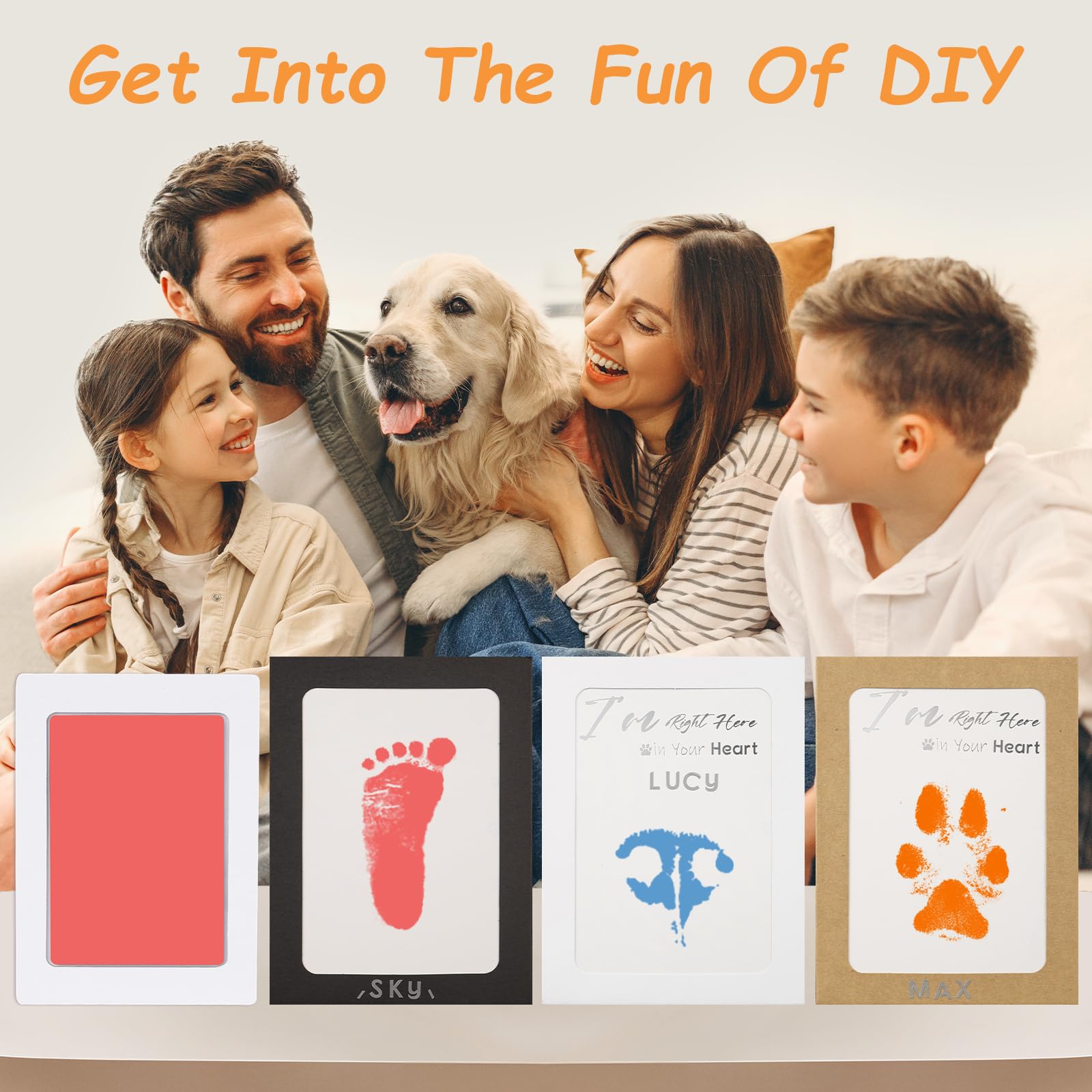 DeerZone inkless paw print kit gift-ready packaging supports thoughtful pet gifts.