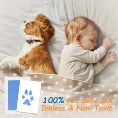 DeerZone Inkless Paw Print Kit imprint cards ready for keepsake