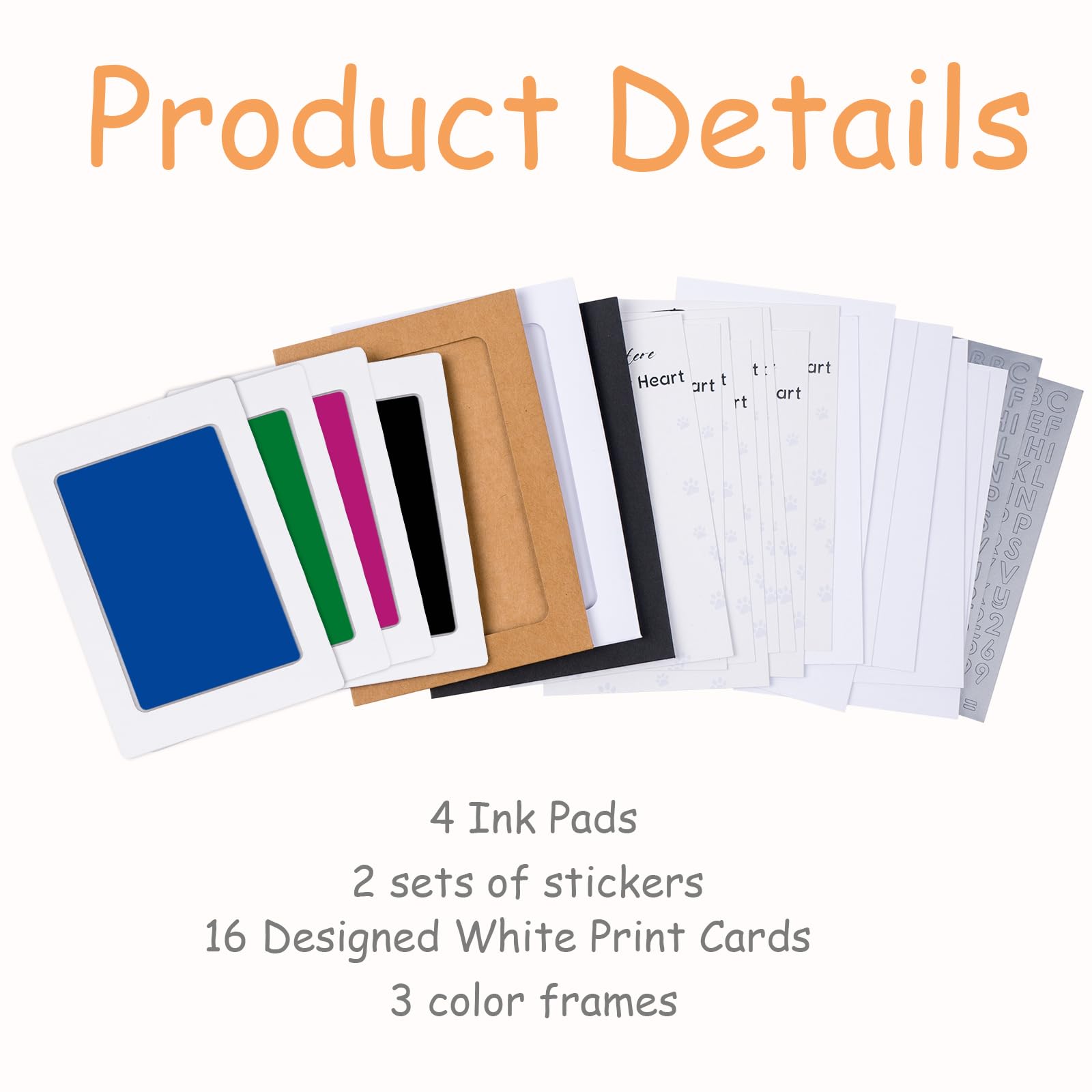DeerZone Inkless Paw Print Kit paw press action captures clear prints with quick-dry results.