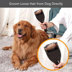 Defurry vacuum attachment for Dyson V-series boosts efficient fur pickup.