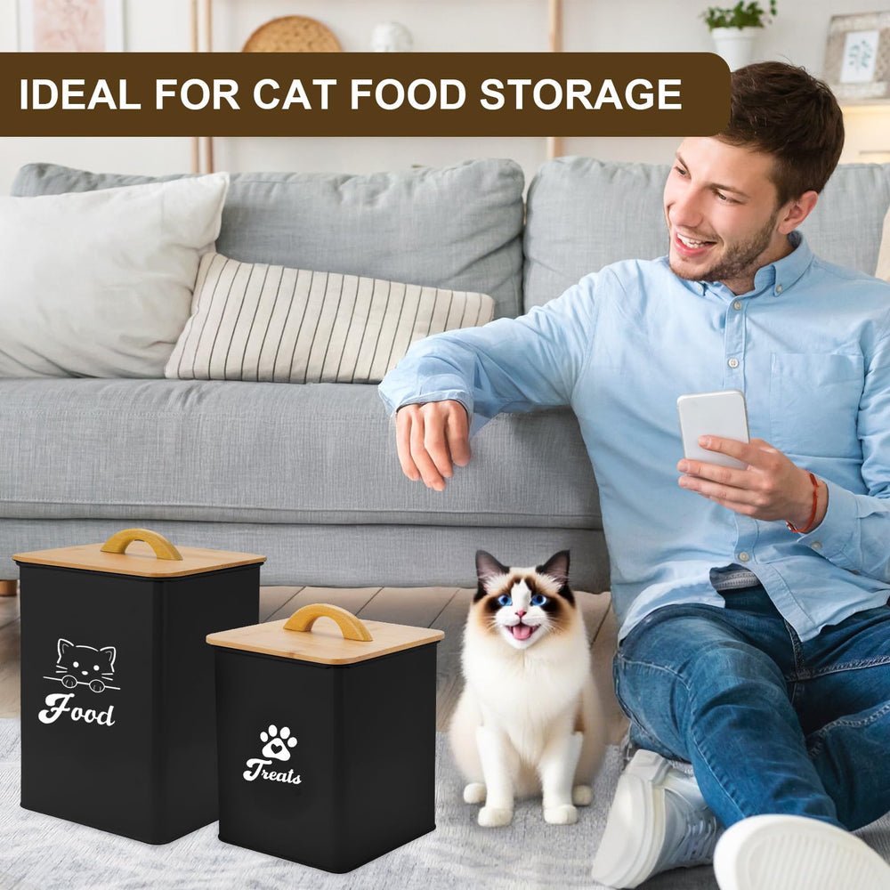 Dekosilave cat treats with scoop included for easy dispensing