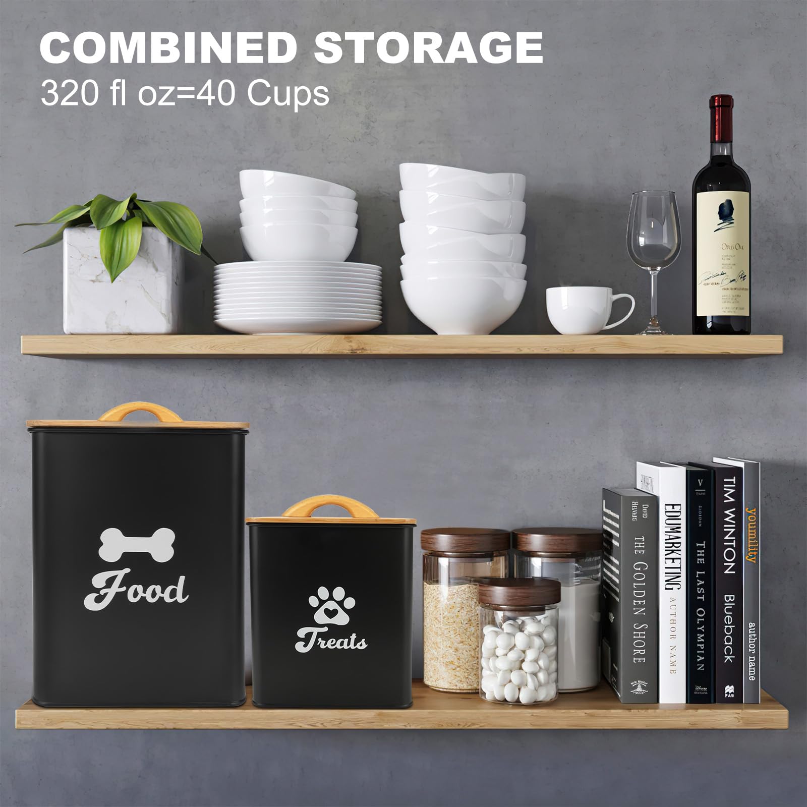 Dekosilave small-capacity container stores two to three pounds of snacks