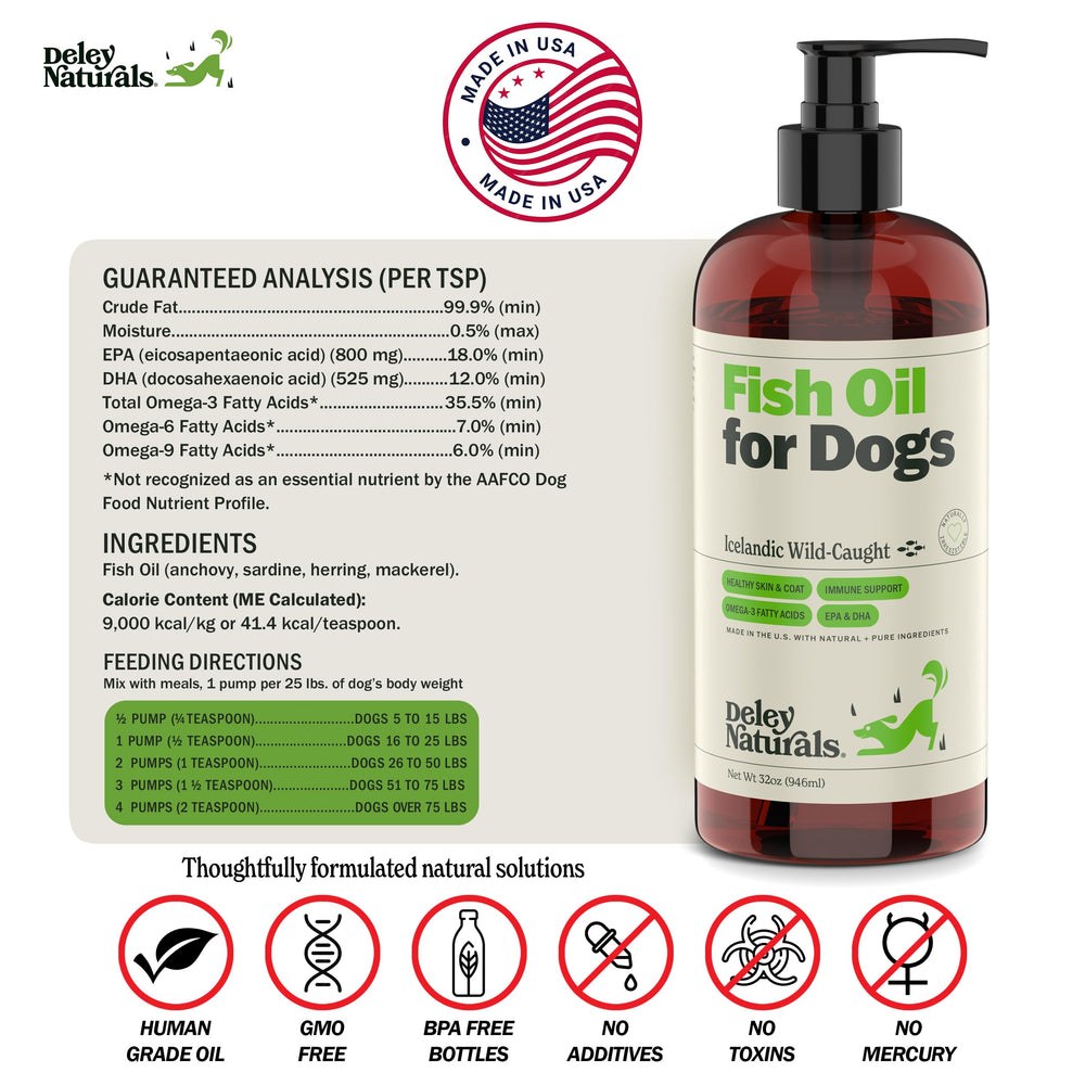 Deley Naturals Dog Fish Oil gifting-ready holiday pack for pet wellness