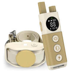 Delupet dog shock collar remote 4200ft enables long-range training sessions.