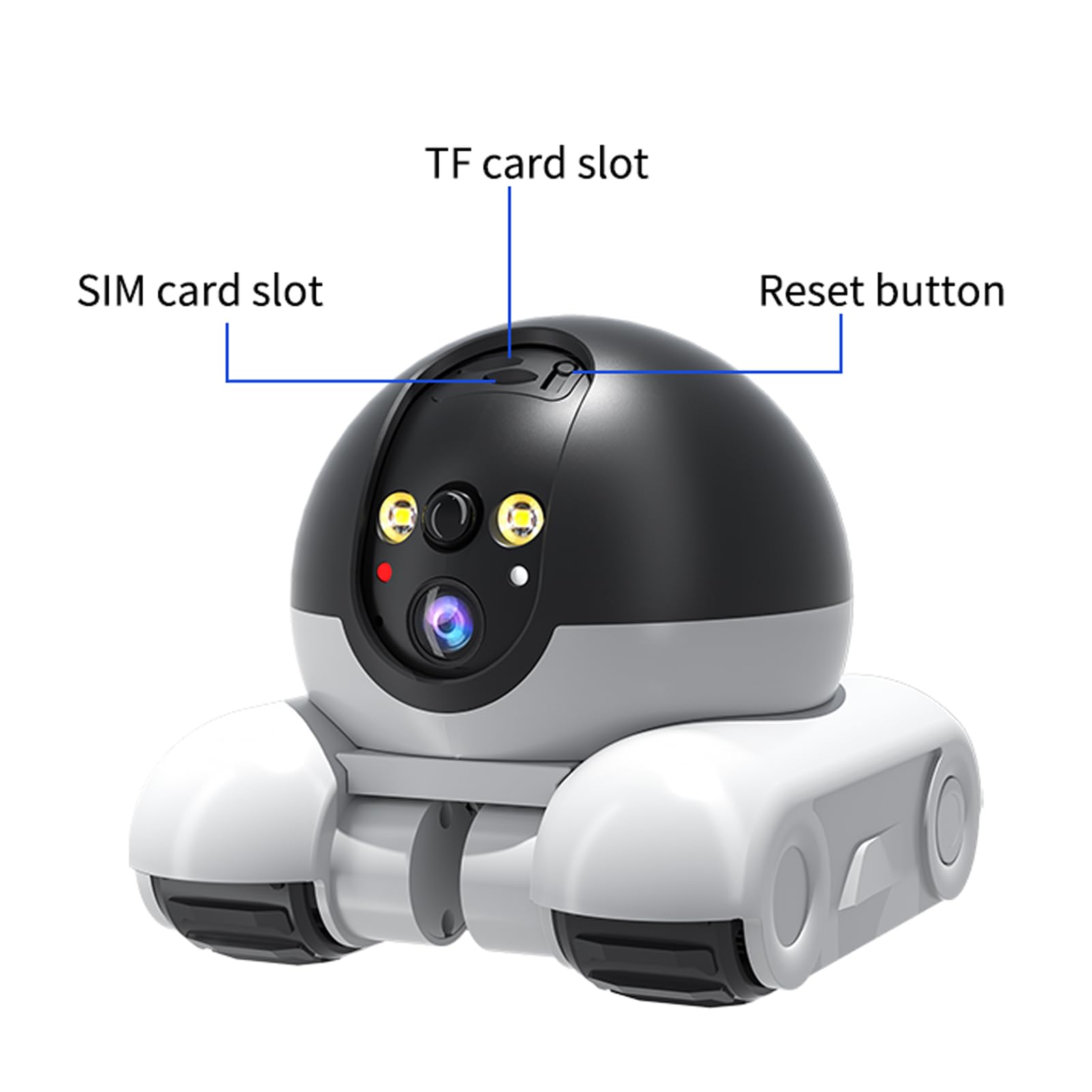 Denash Pet Camera compact design blends with decor while keeping you informed.