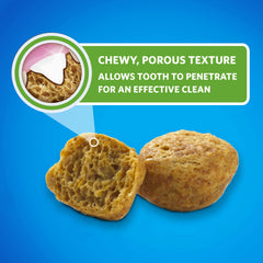 Dentalife Purina DentaLife tooth-penetration design helps clean teeth.