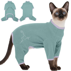 DENTRUN cat-suit full-body-coverage helps keep fur off furniture.