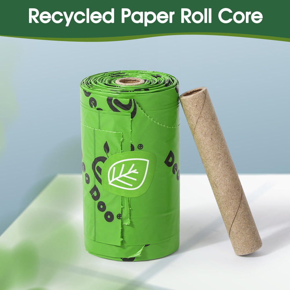 Deo Doo renewable-material bags blend corn starch for eco-conscious pet cleanup.