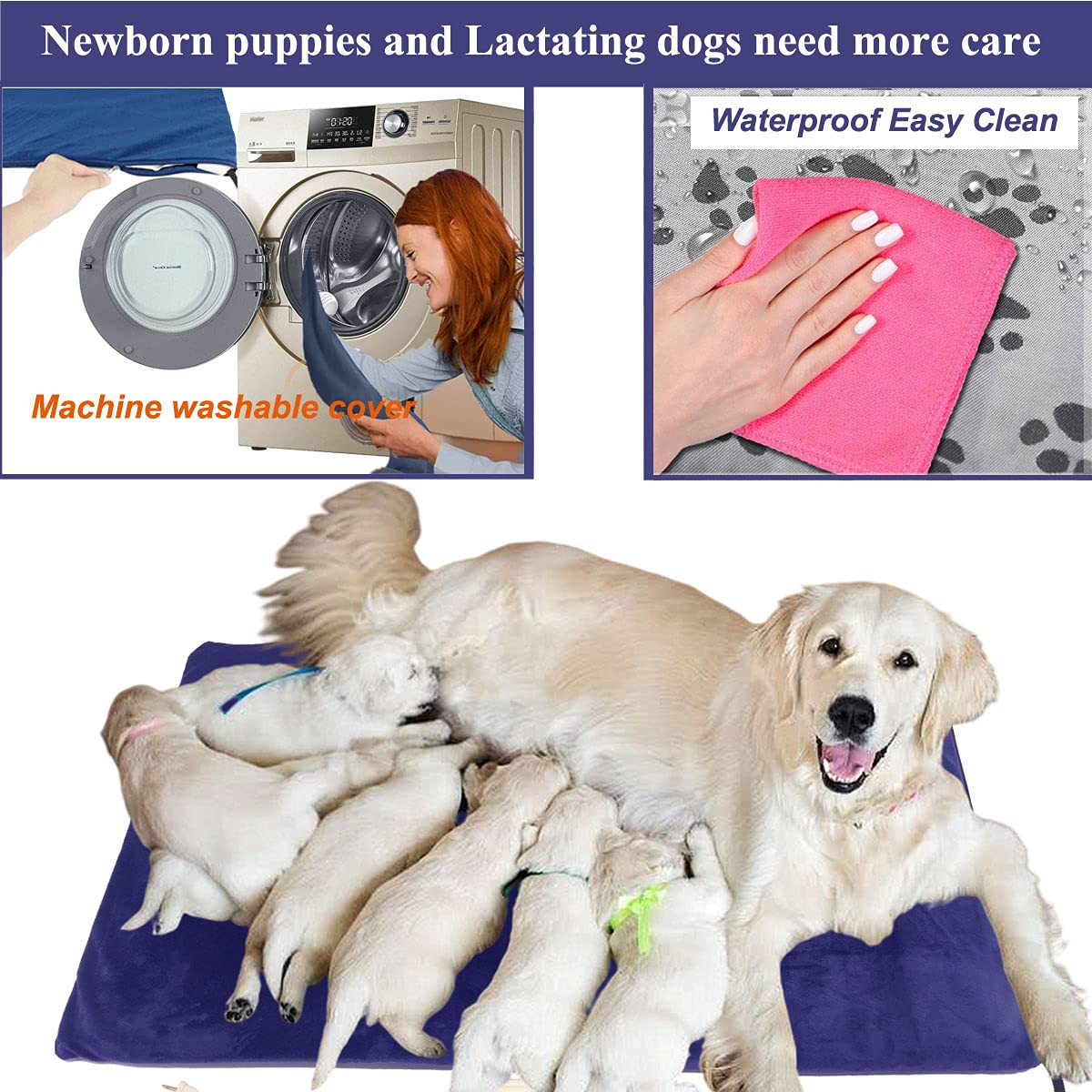 DEOMAN quick-heat 10-minute warming helps pets settle comfortably