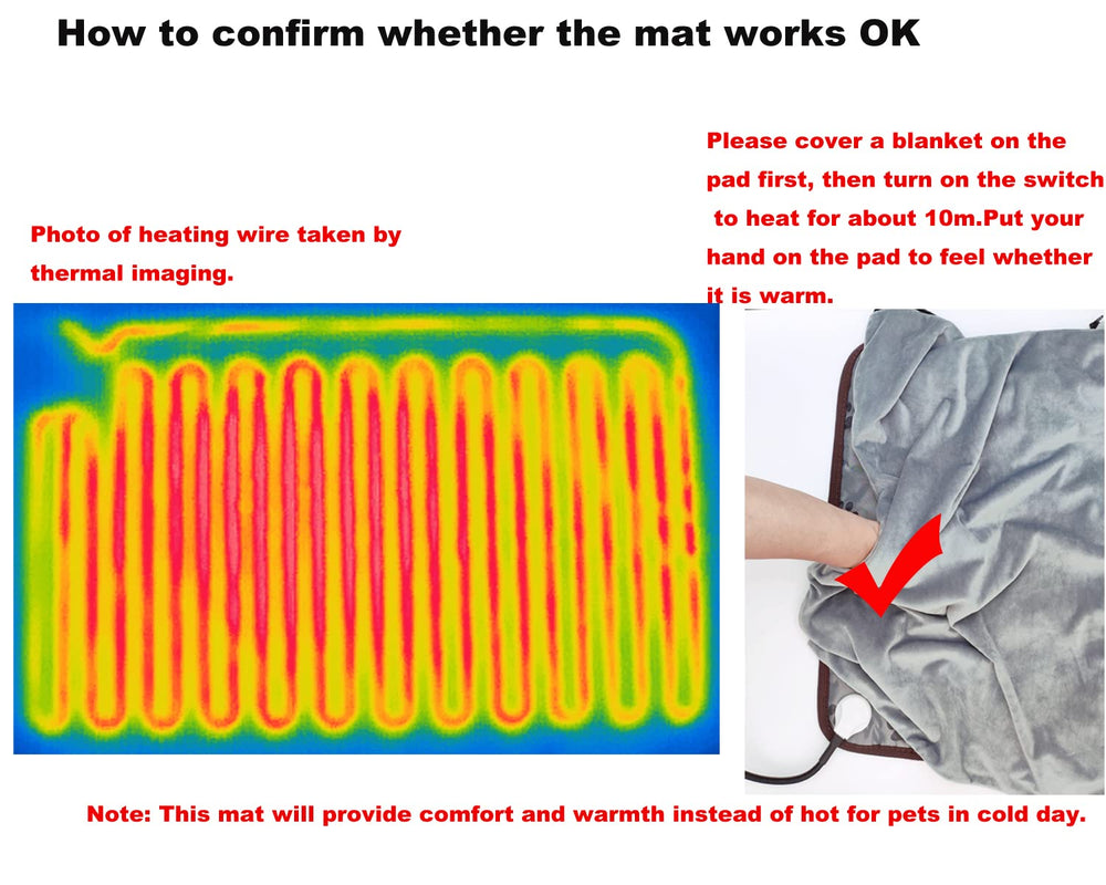 DEOMAN pet heating pad thermostat timer display shows precise control.