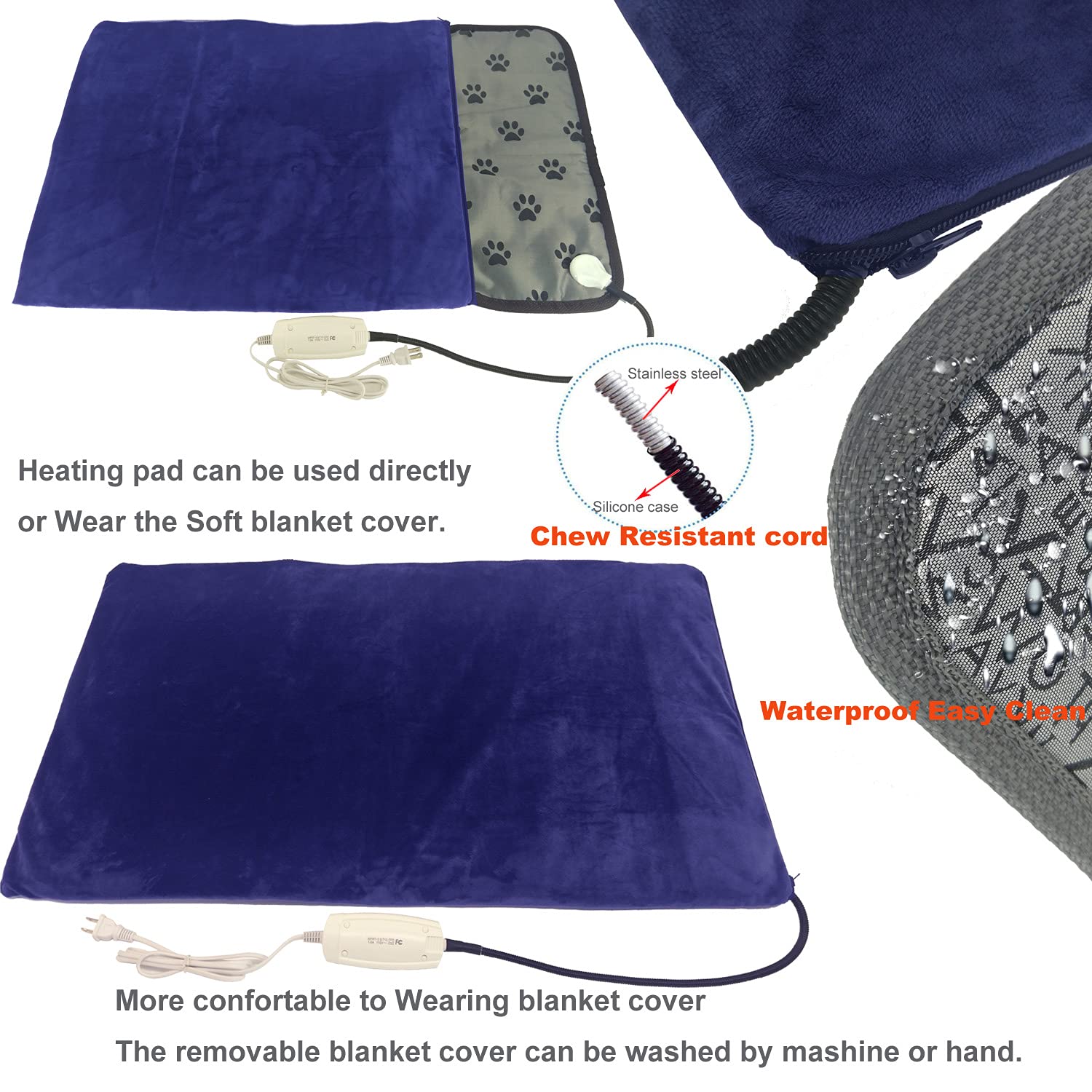 DEOMAN waterproof material endures spills for easy cleaning