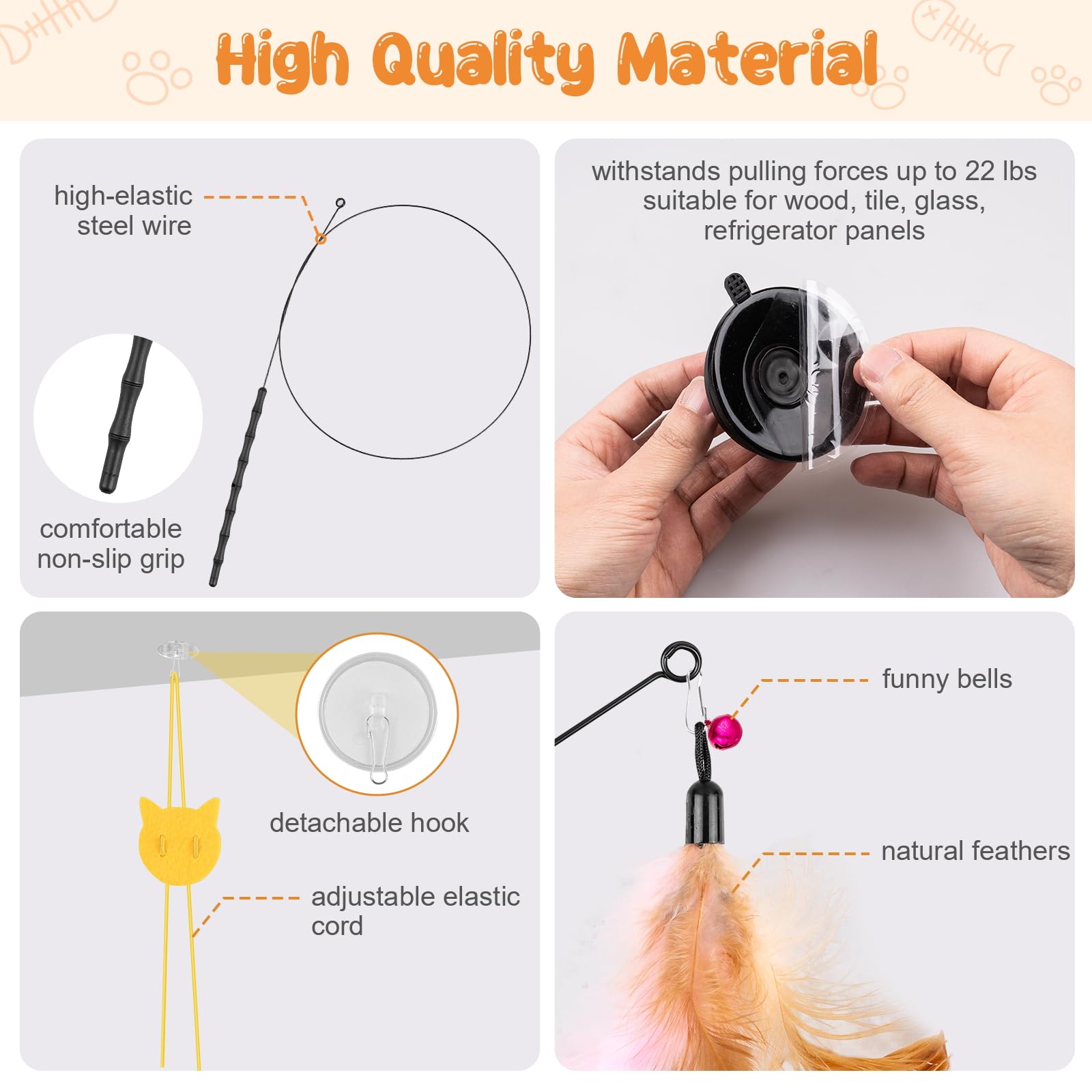 Recambios de plumas Depets para estimular instinto de caza.