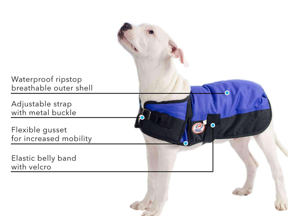 Derby Originals coat with Adjust-a-fit neck for secure, comfortable fit