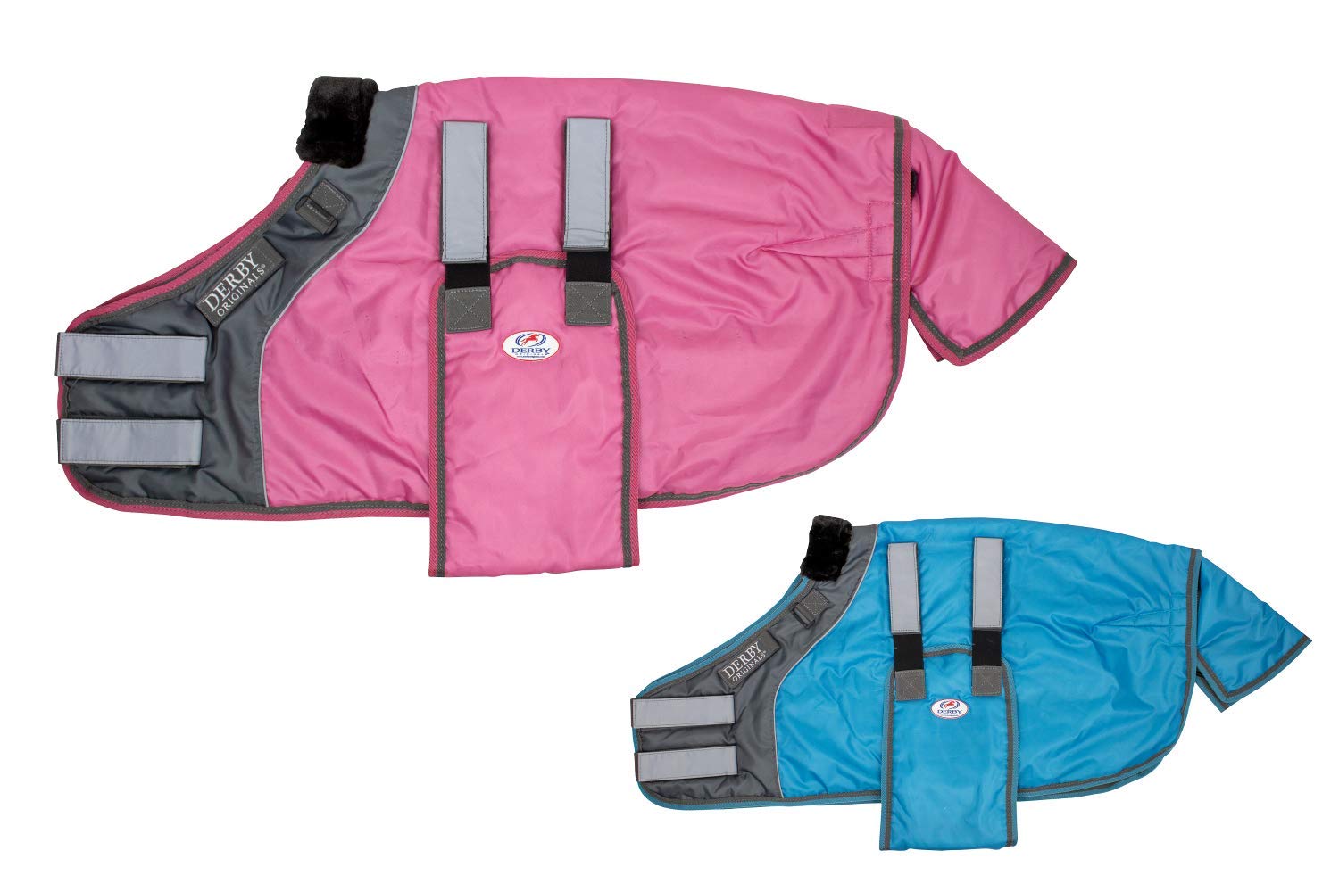 Derby Originals reflective-tail-flap detail image emphasizes visibility and extra coverage in low light.