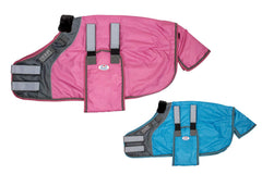 Derby Originals reflective-tail-flap detail image emphasizes visibility and extra coverage in low light.