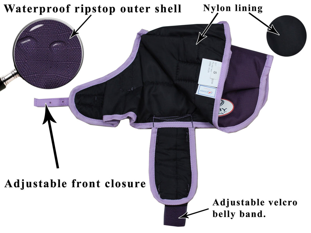 Derby Originals Ruff Pup coat 3-layer breathable design balances warmth and ventilation.