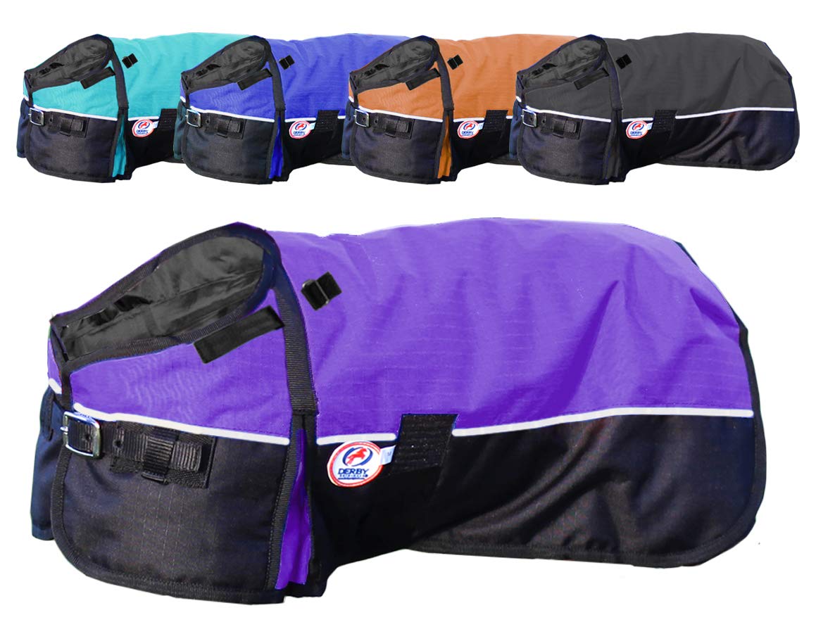 Derby Originals Ruff-Pup coat with adjustable neck and reflective trim improves visibility.