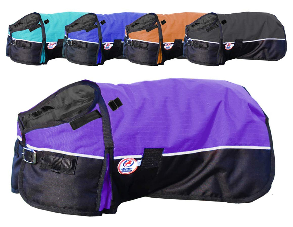 Derby Originals Ruff-Pup coat with adjustable neck and reflective trim improves visibility.