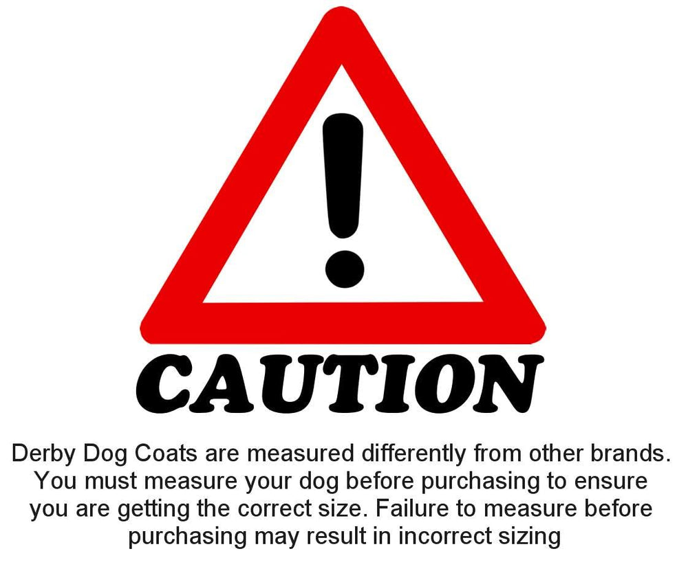 Derby Originals Ruff-Pup coat keeps your dog dry and comfortable.
